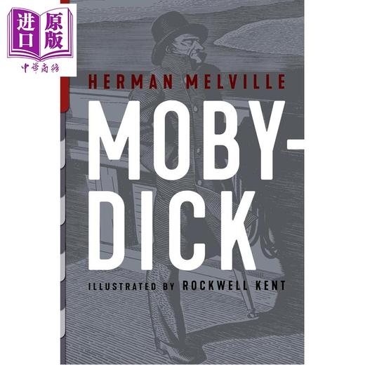 预售 【中商原版】麦尔维尔 白鲸 精装插图 美国版画家洛克威尔 肯特 英文原版 Moby Dick Illustrated Rockwel 商品图0