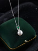 子佩集【珍情不渝】银S925珍珠惜王妃吊坠【P2864】10mm珠双色绿方块（不含链）2601 商品缩略图4