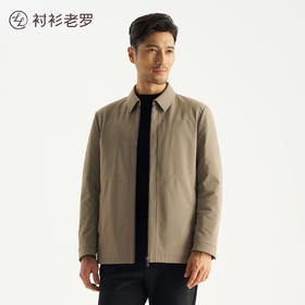 【太空6号】90鹅绒防泼水抗静电行政翻领羽绒服保暖外套夹克259Z7D506N[门店专款]