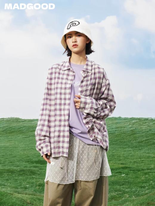 马得工地/MDGDCS211731/透感抽绳罩衫衬衫 商品图0