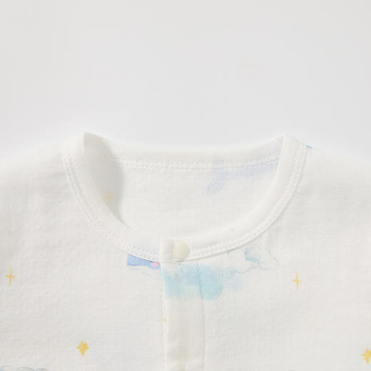 怡比云鲸之境长袖开襟哈衣HY26SPN106白蓝色调（59#-80#） 商品图8