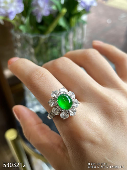 5303212，蛋面戒指。具体价格微信咨询 商品图5