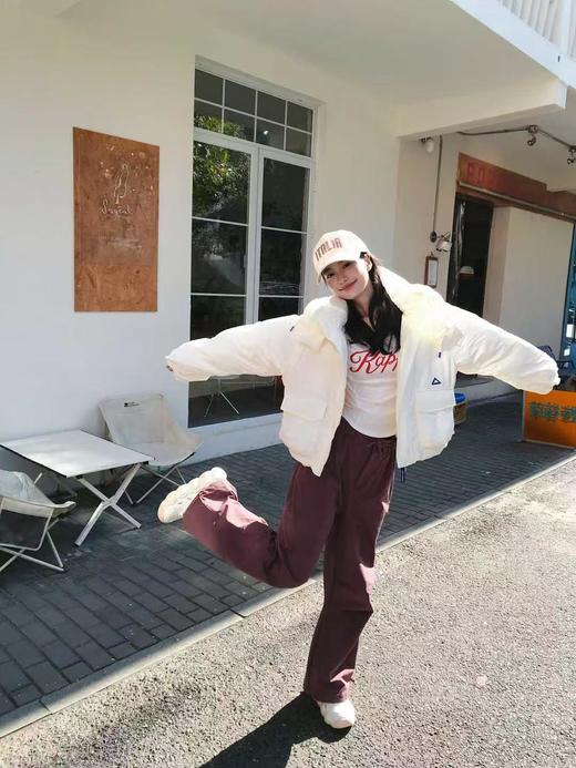 【春上新】【5折】6楼卡帕Kappa2025冬季新款加厚保暖休闲时尚羽绒服女KPDJDYY19吊牌价1699现价850 商品图0