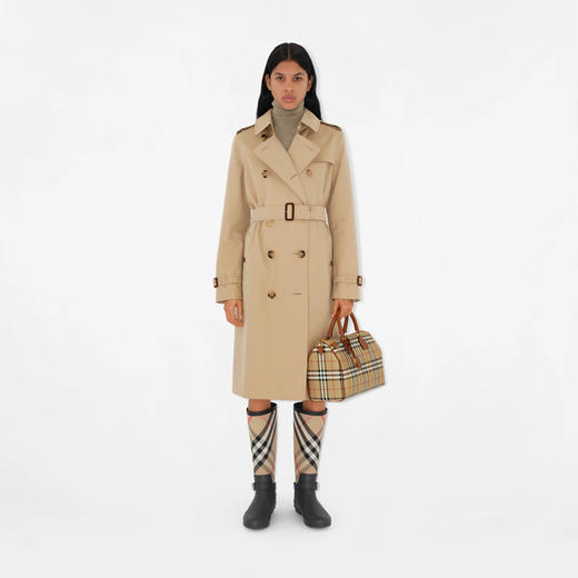 BURBERRY 巴宝莉 女士中号格纹保龄球提挎包 格子 8092085 A9534 商品图3