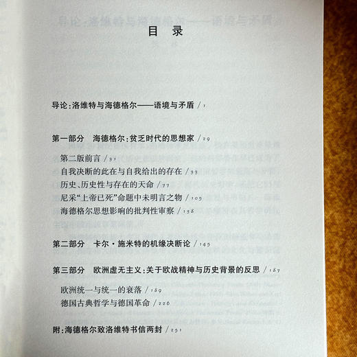海德格尔与欧洲虚无主义 虚无主义批判译丛 卡尔·洛维特 六点图书 商品图7