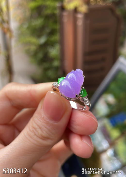 5303412、葫芦戒指。具体价格微信咨询 商品图2