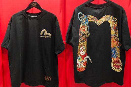 EVISU男短袖T恤2ESHTM6TS1173RXBLKX 商品图0