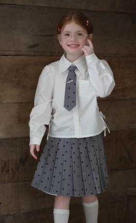 灰波学院风套装