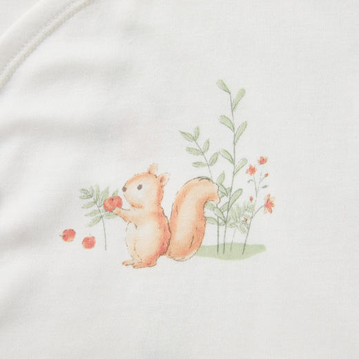 怡比果园奇遇长袖系带哈衣HY26SPN501咖绿色调（52#-59#） 商品图9