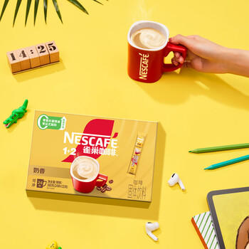 雀巢（Nestle）【樊振东同款】咖啡粉1+2奶香速溶三合一冲调饮品30条450g 商品图0