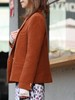 TYNVIE 双排扣羊毛西装外套 - 肉桂色 商品缩略图2