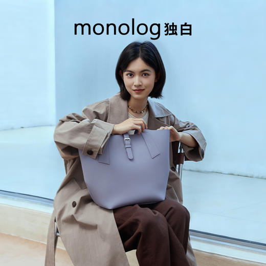 独白x卡拉羊大容量超轻托特超纤皮耐磨女士包包单肩手提包D4513 商品图0