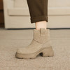 阿么手工女鞋【羊毛】加厚加绒冬季保暖靴子新款洋气女靴秋冬款7CM 商品缩略图2