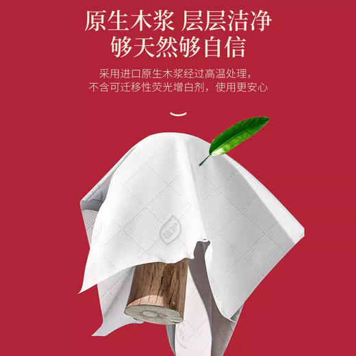 【植护大容量挂式10提整箱】家用实惠装抽纸 原木浆4层加厚高级时尚纸巾  商品图2