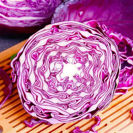 【产地直发❗山东紫甘蓝】农家自种现摘现发，露天种植蔬菜，肉质脆嫩营养美味，包邮当季蔬菜紫甘蓝L 商品图2