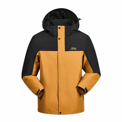 【春上新】  【5.8折】6楼吉普JEEP男式冲锋衣抓绒两件套吊牌价2399折后价1099 商品图2