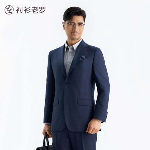 男士抗皱商务通勤必备高端套西西装西服单件上装257Z7S529N[门店专款] 商品图0