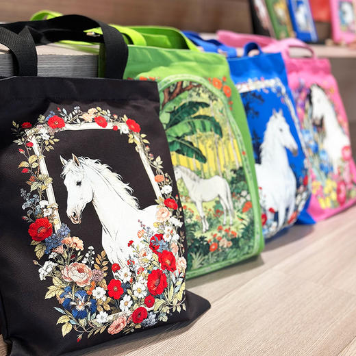 【浙少文创】跃马生花系列帆布袋 商品图1