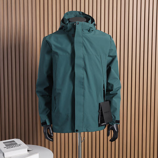 可隆同款！ 25年冬季户外 男士工装连帽款防风 防水 三合一冲锋衣！ 商品图3