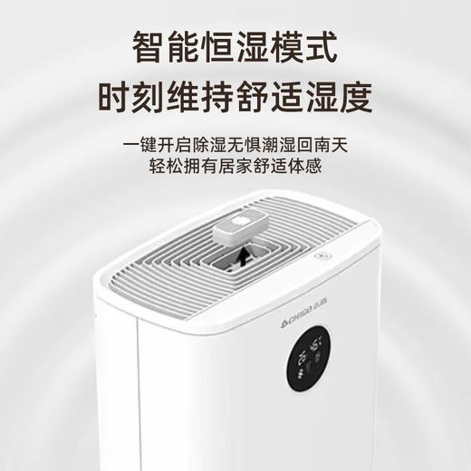志高除湿机家用卧室抽湿机空气去湿器吸湿器除潮干燥室内负离子 商品图3