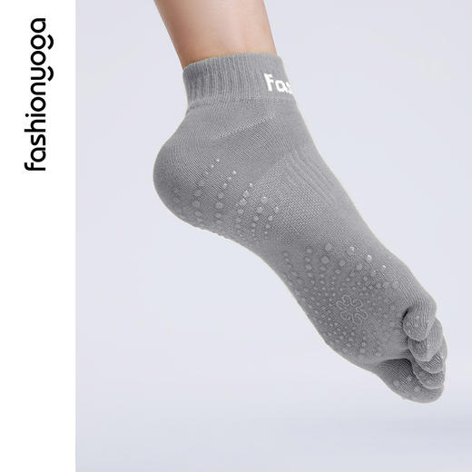 FW001女士四季防滑吸汗五指瑜珈袜 商品图6