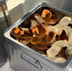 【新会柑皮】东甲圈枝大红皮 25年新皮 500g/罐