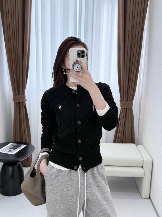 【只可换码 不退货】拉夫劳伦 羊绒小马绞花开衫 渠道货无领标！！！（EJ） 商品图1