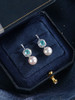 子佩集【优雅蓝调】银S925珍珠惜王妃耳钉【EM3061-XF】8.5mm珠蓝方块2601 商品缩略图3