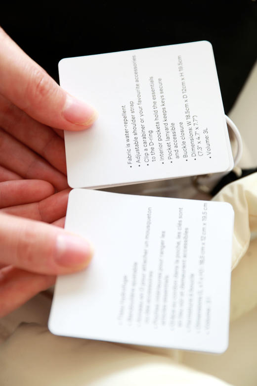 瑜伽手提单肩包，重工小标绣花。3L可调节肩带运动背包女E011588 商品图14