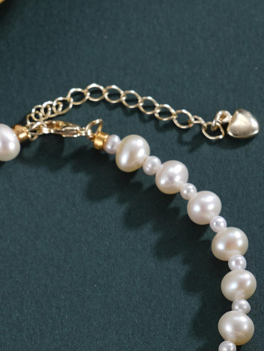 子佩集【乐乐兔】珍珠惜王妃手链【ZZSL009】2.5-5.8mm珠镀金兔子2601 商品图7