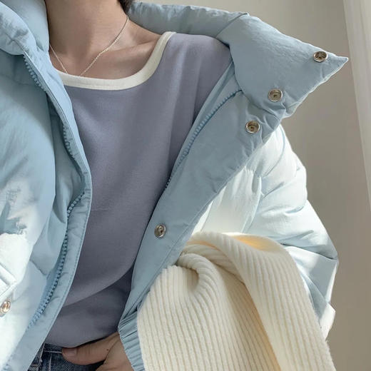 <曾小咸推荐>奶油拼色磨毛德绒自发热长袖家居服 日常89/件 活动价49.99/件！【预售款，预计3-15天发货】 商品图3