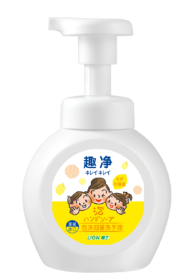 【临期品】E04000 趣净泡沫抑菌洗手液天然柠檬香250ml瓶装