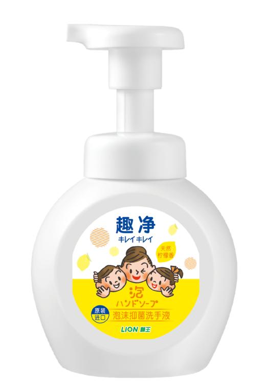 【临期品】E04000 趣净泡沫抑菌洗手液天然柠檬香250ml瓶装 商品图0
