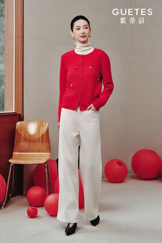 歌蒂诗GUETES羊毛开衫8G10W7506 商品图0