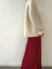 TU｜C05AW24-SK05-RD29 红色醋酸斜纹超长款鱼尾裙【长版 】 商品缩略图8