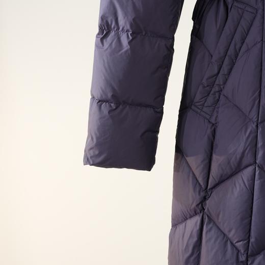 西子/紫瑶95白鹅绒紫色带腰带收腰长款羽绒服/YRHJ0471 商品图1