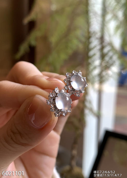 6021101、蛋面耳钉。具体价格微信咨询 商品图3