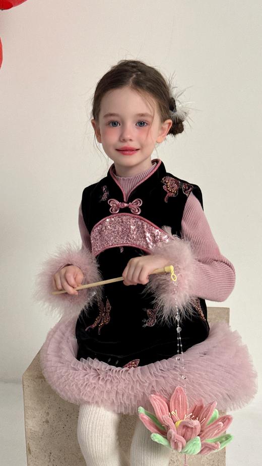 墨蝶背心裙（含打底） 商品图3