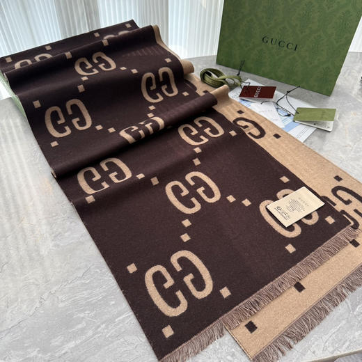 秋冬特惠💰150 古驰围巾 图案真的超级好看啊~ 商品图1