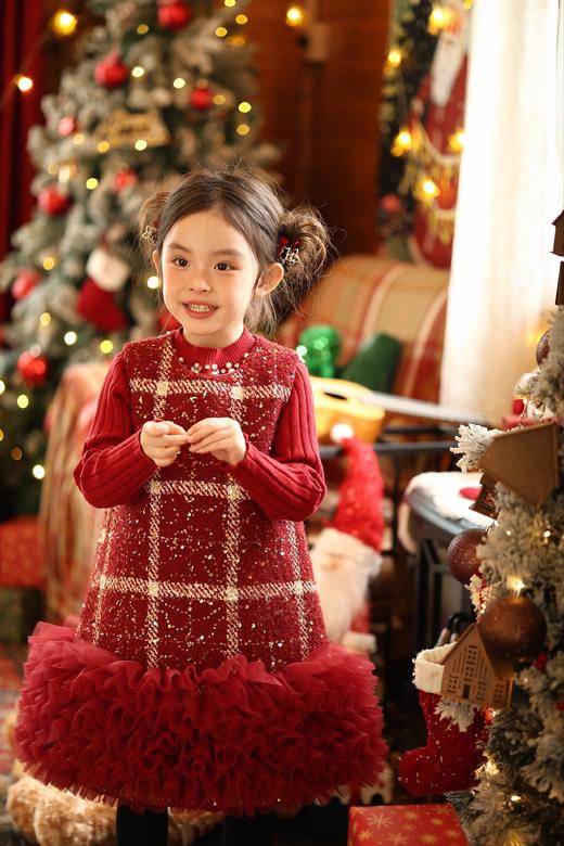 蝴蝶结蓬蓬背心裙 商品图1