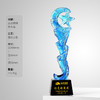 琉璃水晶奖杯五星荣耀银行保险企业年会领导人颁奖高端定制奖杯牌 商品缩略图2