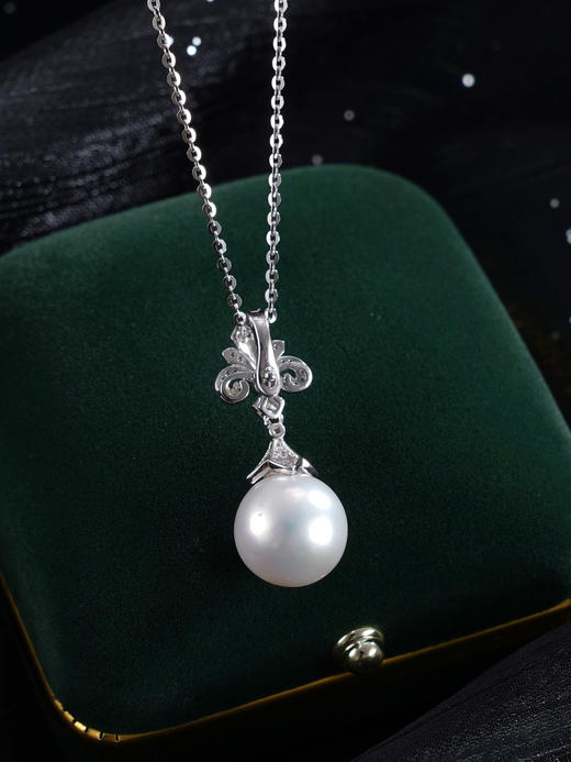 子佩集【璀璨加冕】银S925珍珠惜王妃吊坠【P2910】12mm珠双色皇冠（不含链）2601 商品图10