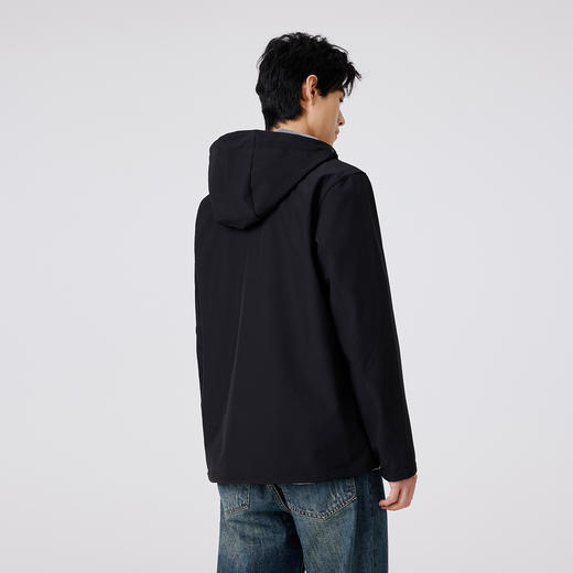 gxg.jeans男装【防风保暖】25冬款加绒连帽夹克户外运动软壳衣外套男女同款K&C 商品图7