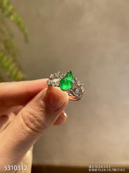 5310312，葫芦戒指。具体价格微信咨询 商品图1