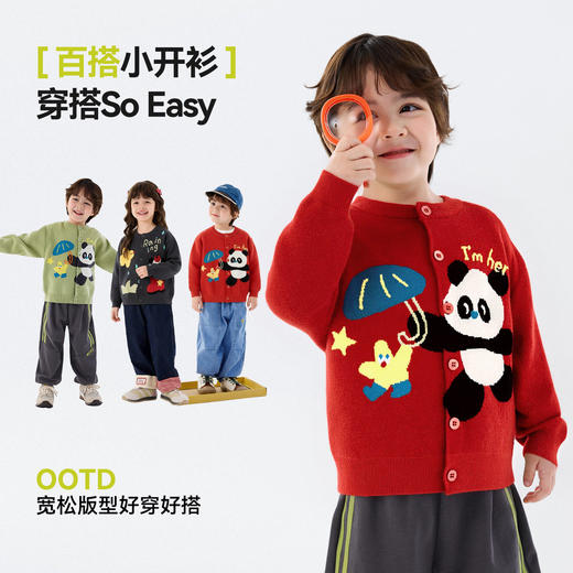 嘟嘟家宝宝毛衣儿童春秋针织衫婴儿春季衣服男童女童长袖上衣童装F6AMY008 商品图0