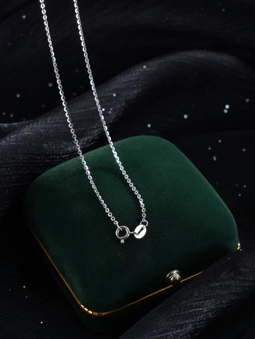 子佩集【绮梦芳华】银S925珍珠惜王妃套链【P2709】12mm珠双色三角2601 商品图8