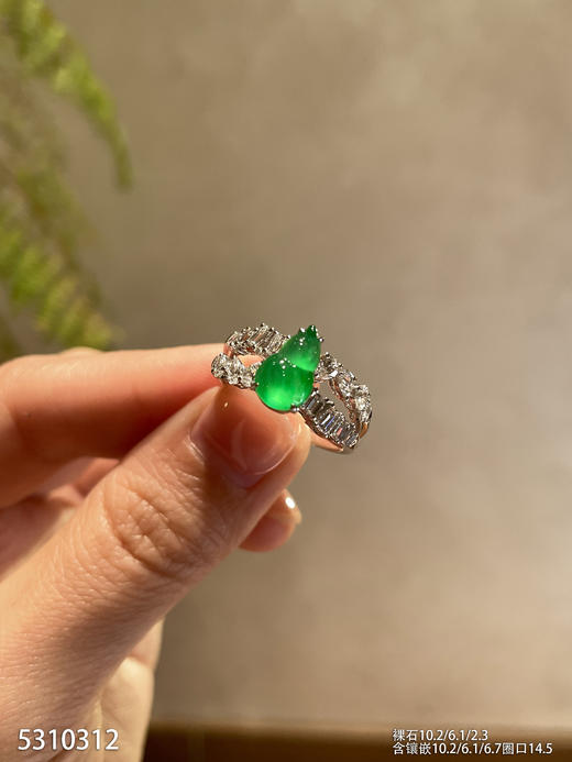 5310312，葫芦戒指。具体价格微信咨询 商品图0