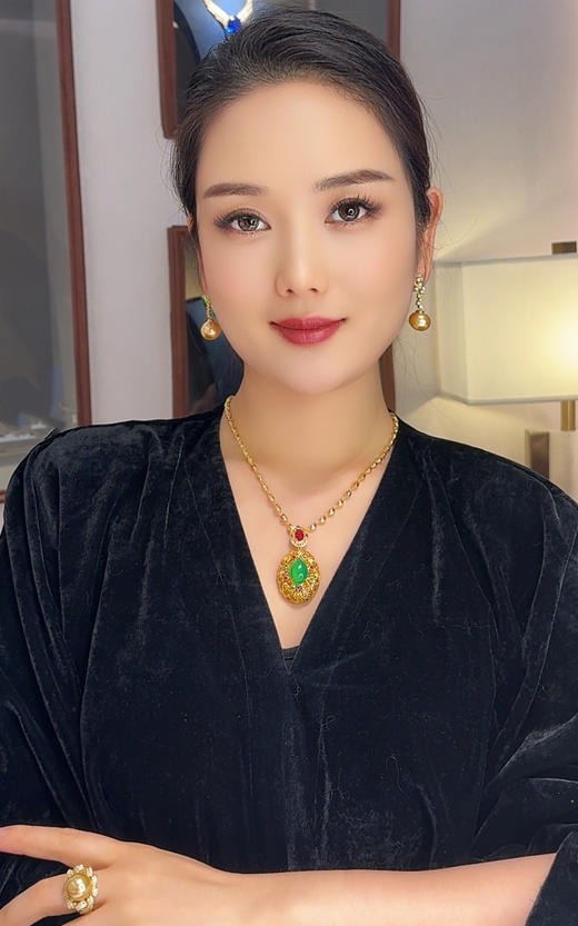 GAONAS  贵气老钱金色元宝多功能项链11872ZGO 商品图2