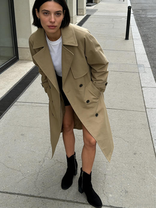 115-6 亏清 off胎牛绒 手工靴 内外底全皮 真纳底车线 双拉链 能小跑 切尔西短靴 商品图3