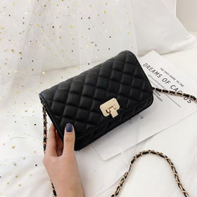 "Cmierf Kuect（中国CKIR） 单肩斜跨菱格链条包 CK-B8490"